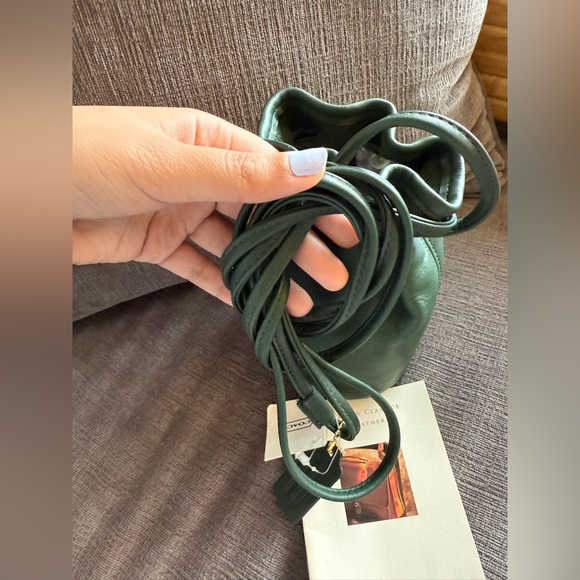 RARE Vintage Coach Littleton Drawstring Mini (NWT and booklet) - Bottle Green! - Picture 8 of 14